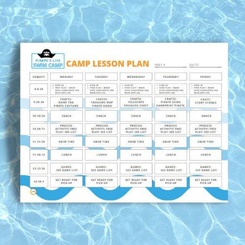 Week-Long Themed Camp Lesson Plan