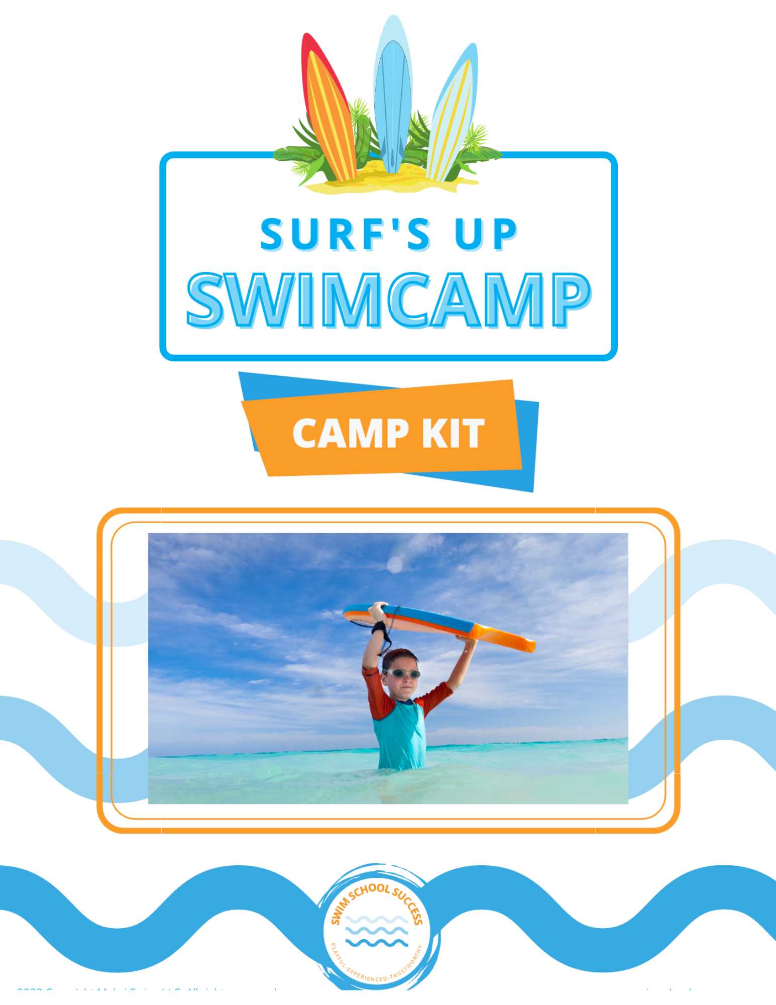 Kit de campamento Surf's Up