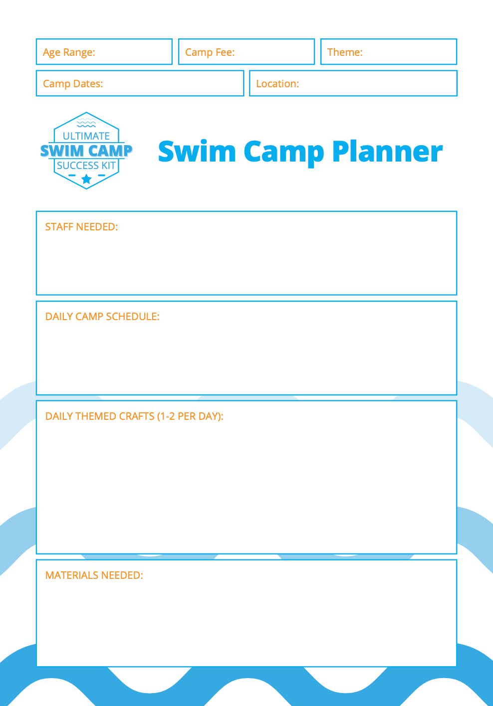 essential-swim-camp-planner-makai-swim-school for Free Printable Order Forms For Crafts Essential Swim Camp Planner – Makai Swim School for Free Printable Order Forms For Crafts