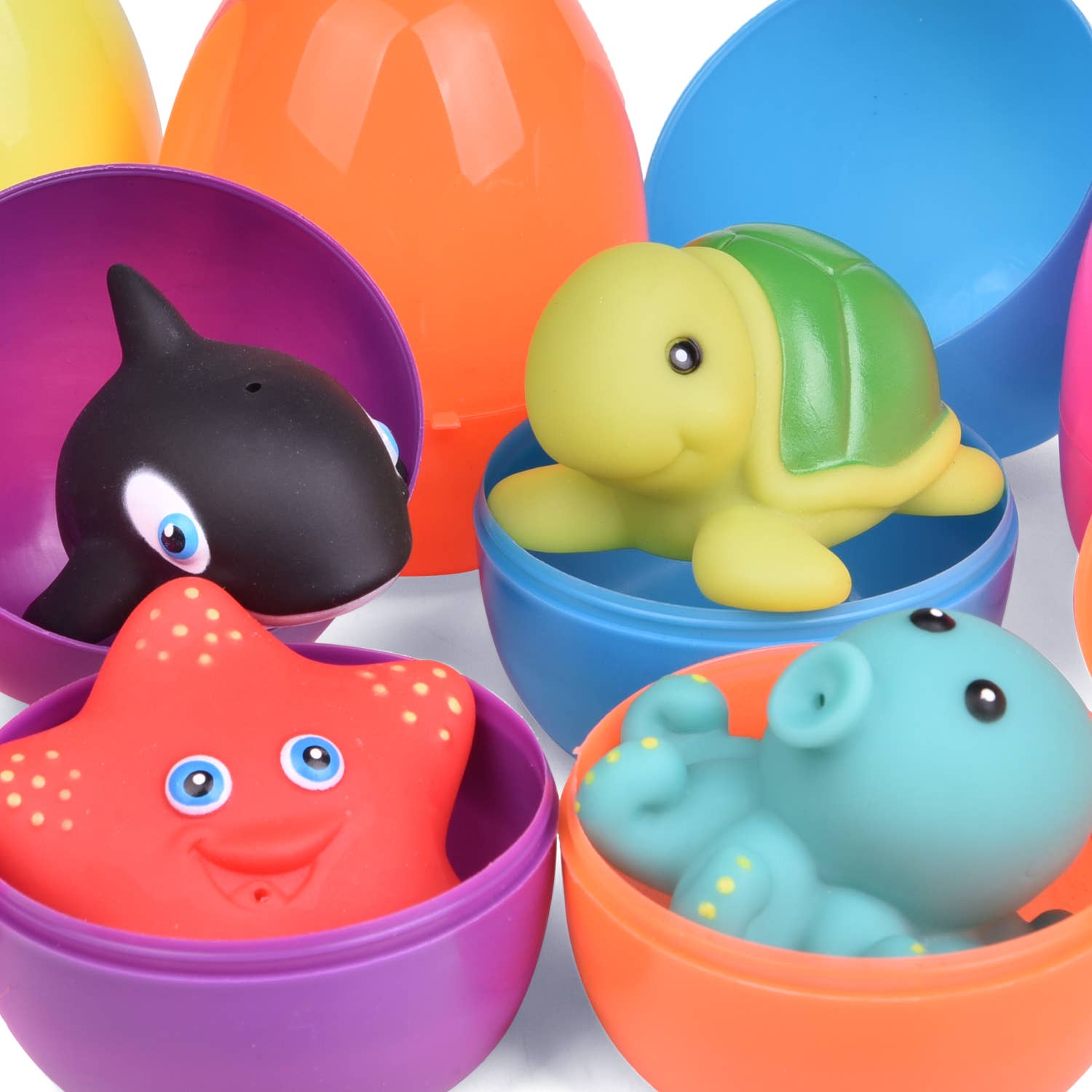 12 œufs préremplis de gicleurs de jouets de bain