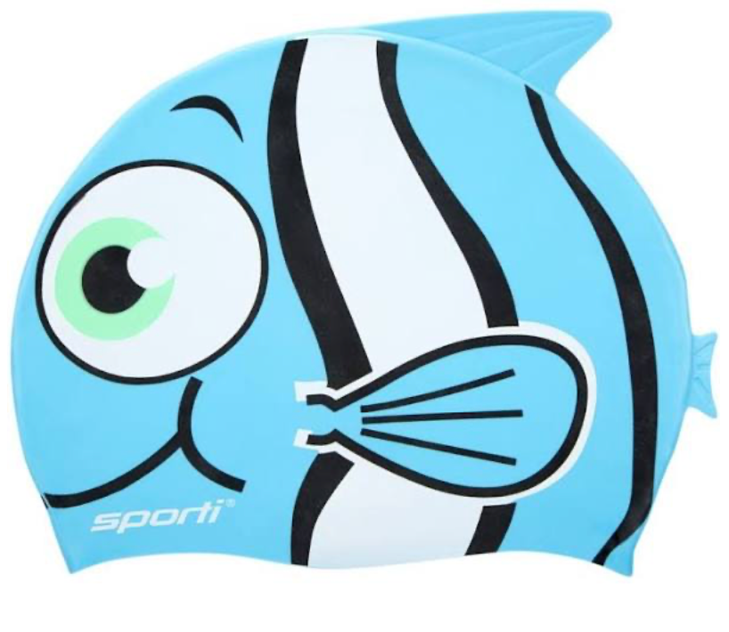 Swim Cap - Blue Clownfish